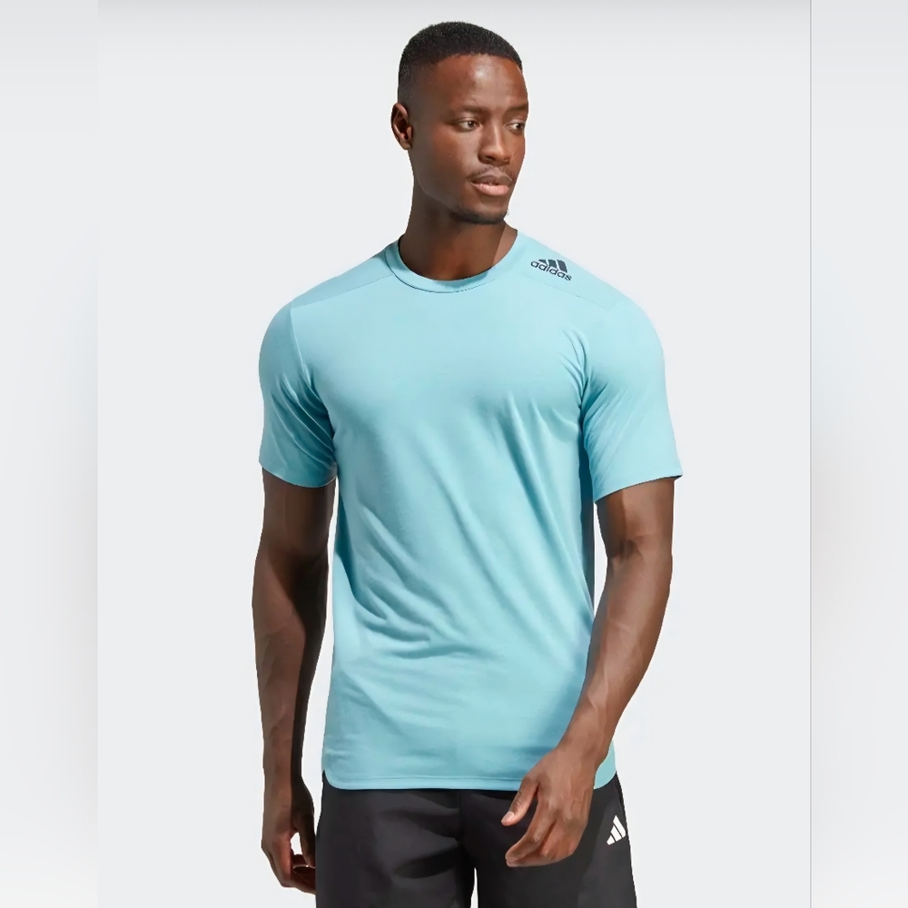 Men's Adidas Originals Designed For Training Heat Ready Short Sleeve Tee‎